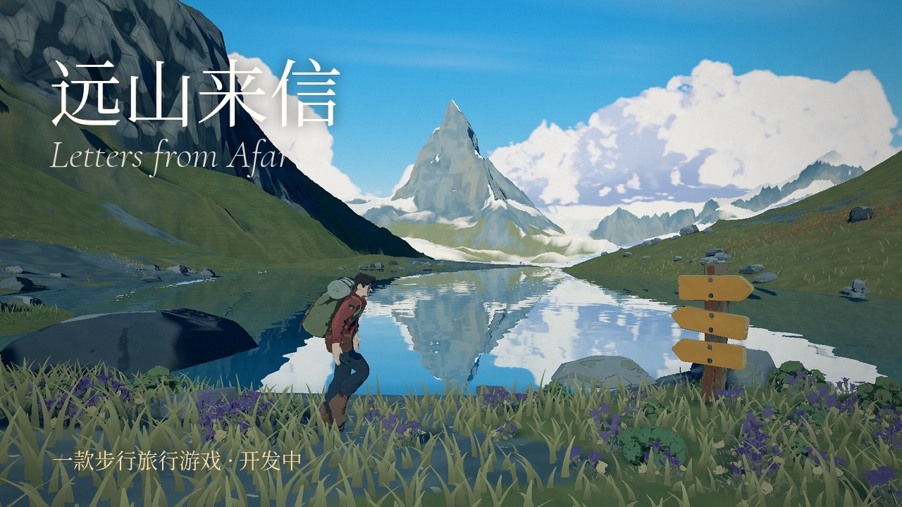 Teaser thumbnail: the hiker before the Matterhorn and the ring of peaks